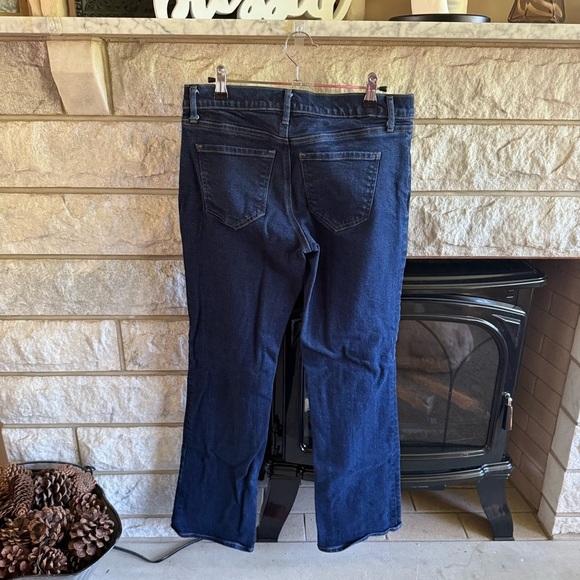 Express Women's Editor Boot Low Ride Dark Blue Jeans 6R - Picture 5 of 5